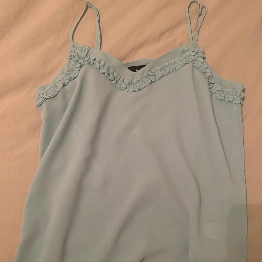 Farbik blue tank top